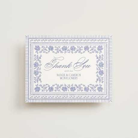 Flat Wedding Thank You Cards