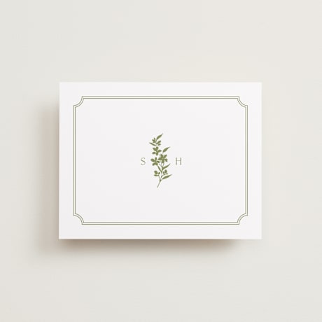 Flat Wedding Thank You Cards