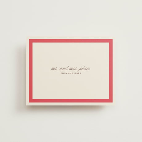Flat Wedding Thank You Cards