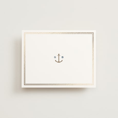 Foil-Pressed Flat Wedding Thank You Cards