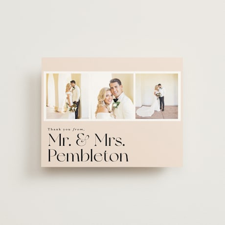 Wedding Thank You Postcards