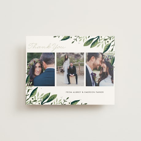 Wedding Thank You Postcards