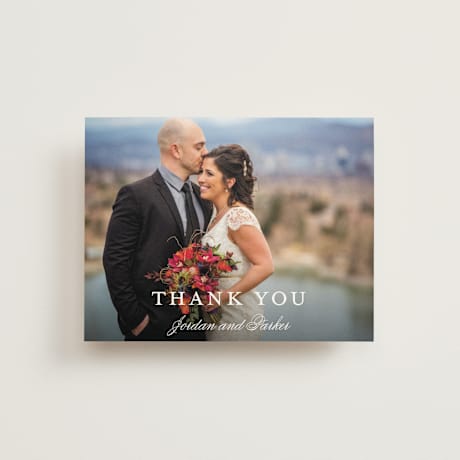 Wedding Thank You Postcards