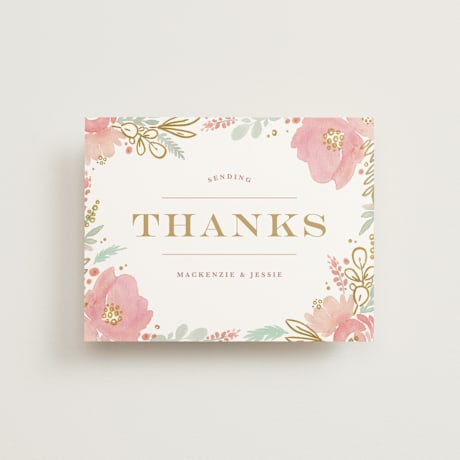 Wedding Thank You Postcards