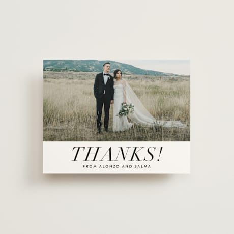 Wedding Thank You Postcards