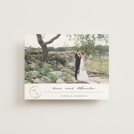 Wedding Thank You Postcards