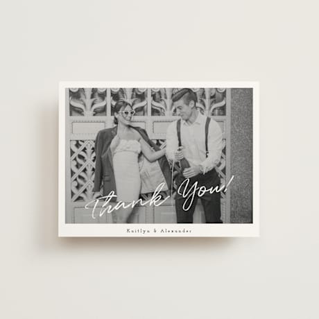 Wedding Thank You Postcards