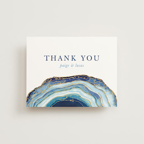 Folded Wedding Thank You Cards