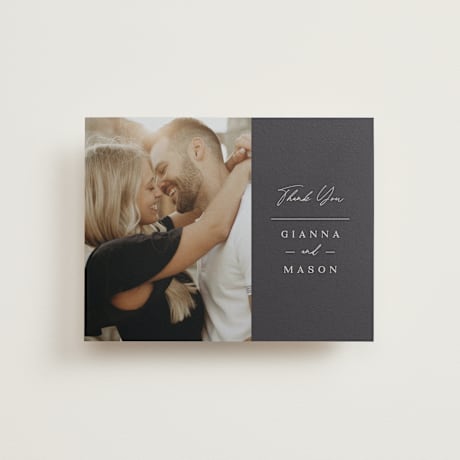 Folded Wedding Thank You Cards