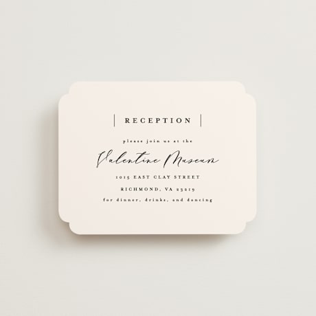 Reception Cards