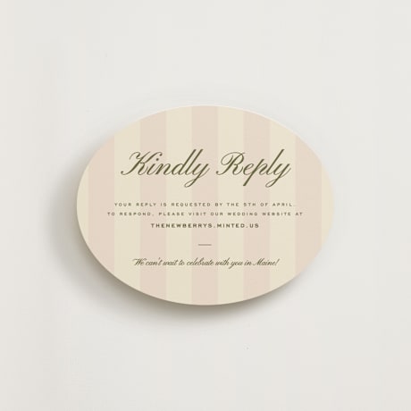 RSVP Online Enclosure Cards