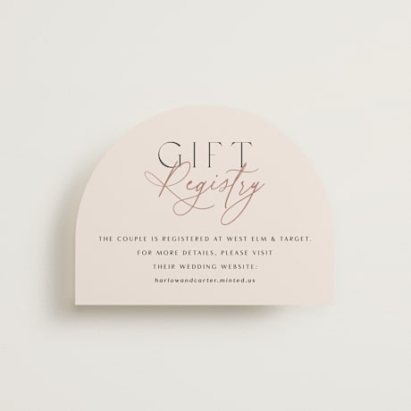 Bridal Shower Insert Cards