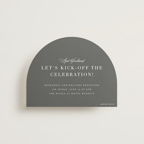 Rehearsal Dinner Cards