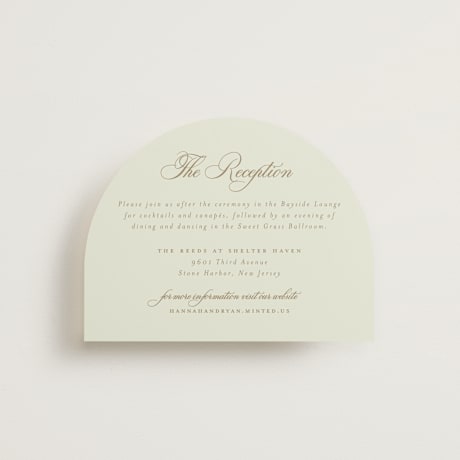 Reception Cards