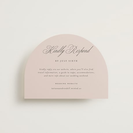 RSVP Online Enclosure Cards