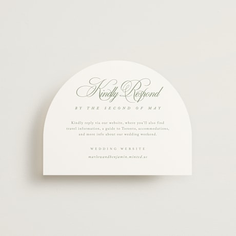 RSVP Online Enclosure Cards