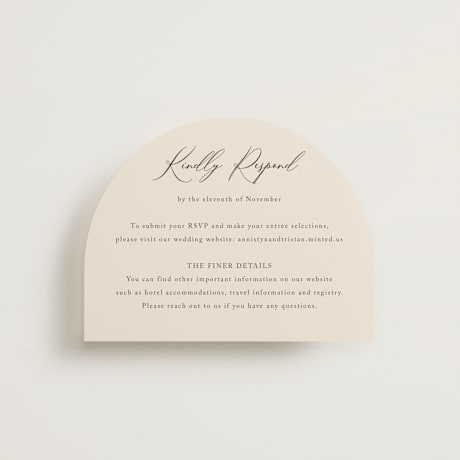RSVP Online Enclosure Cards