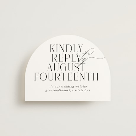 RSVP Online Enclosure Cards