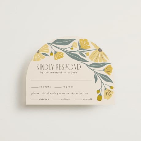 Foil-Pressed RSVP Cards