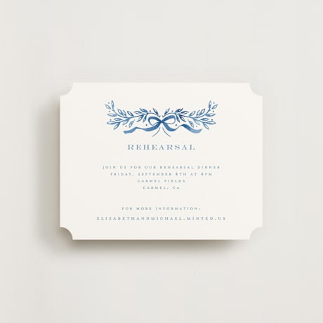 Rehearsal Dinner Cards