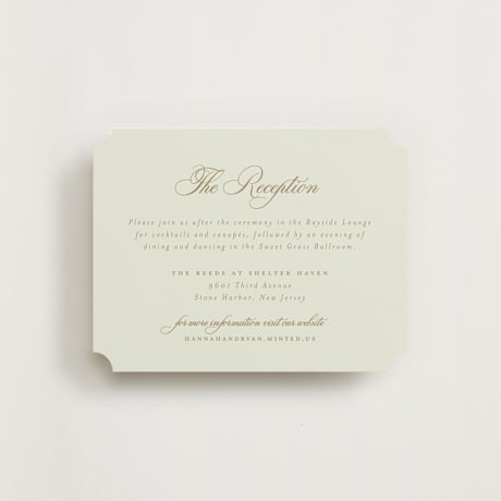Reception Cards