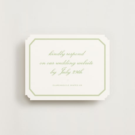 RSVP Online Enclosure Cards
