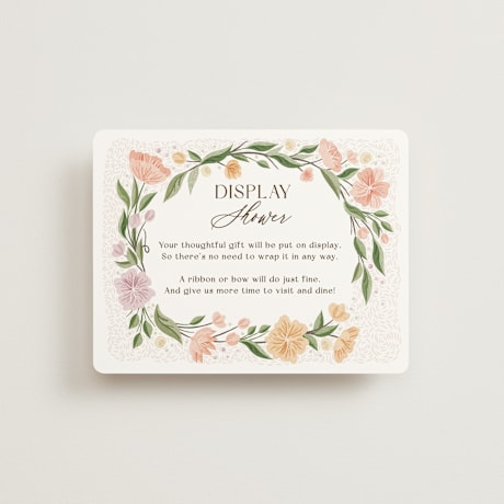 Bridal Shower Insert Cards