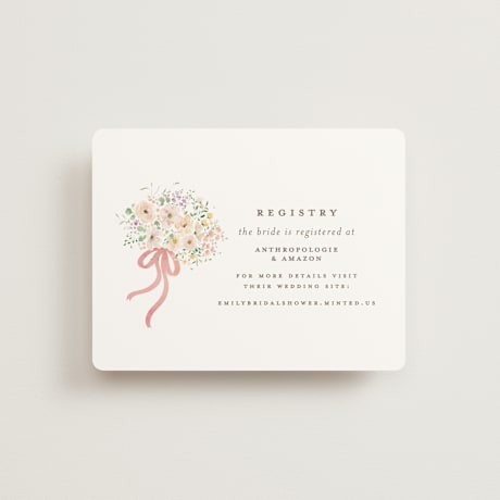 Bridal Shower Insert Cards