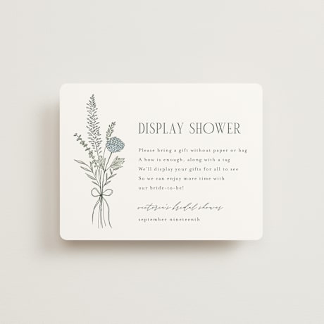 Bridal Shower Insert Cards