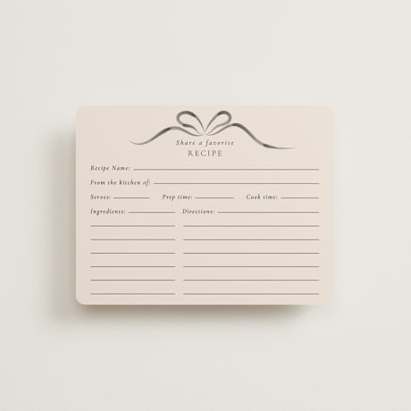 Bridal Shower Insert Cards