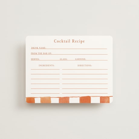 Bridal Shower Insert Cards