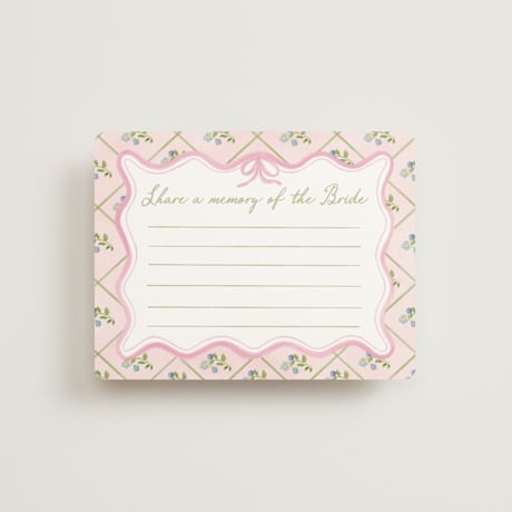 Bridal Shower Insert Cards