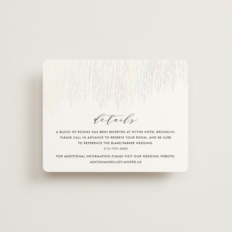 Gloss-Press Direction Cards