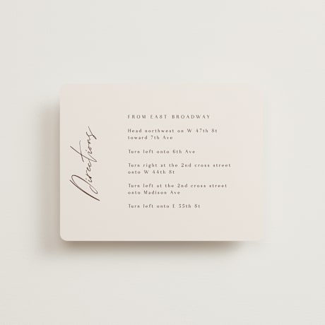 Direction Cards