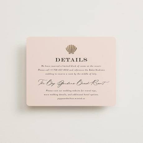 Foil-Pressed Direction Cards