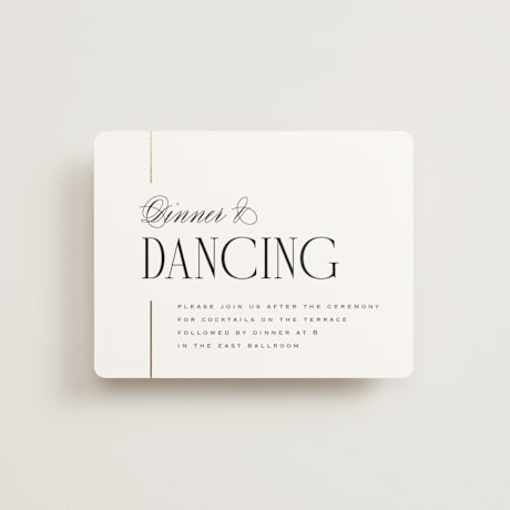 Foil-Pressed Reception Cards