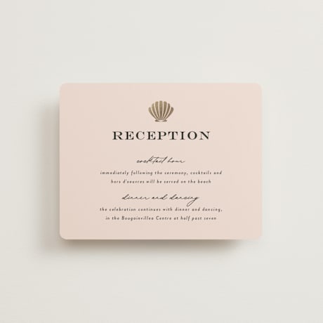 Foil-Pressed Reception Cards