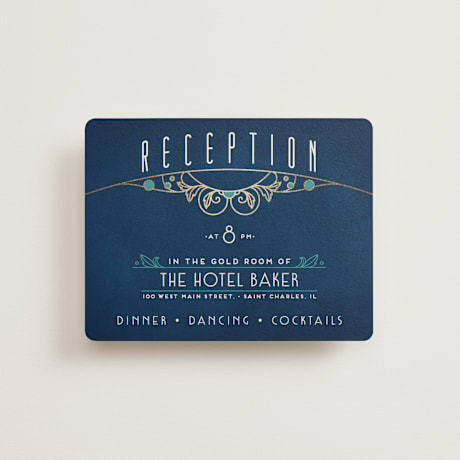 Foil-Pressed Reception Cards