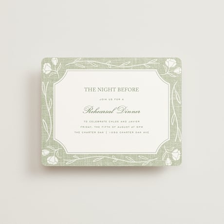 Rehearsal Dinner Cards