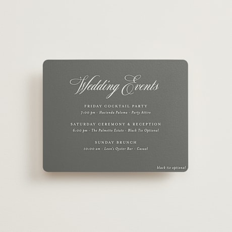 Reception Cards