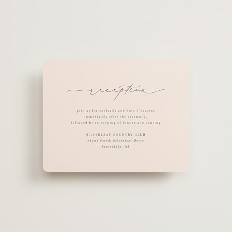 Reception Cards