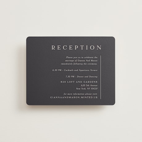Reception Cards