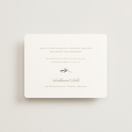 Reception Cards