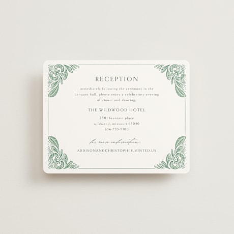 Reception Cards