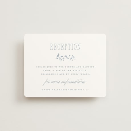Reception Cards