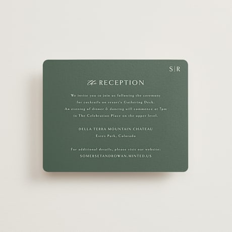 Reception Cards