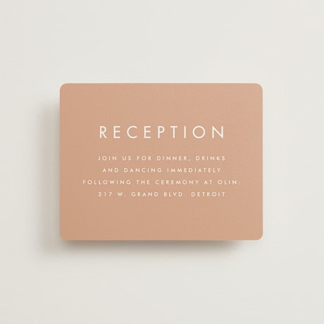 Reception Cards