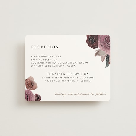 Reception Cards