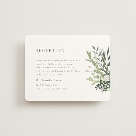 Reception Cards