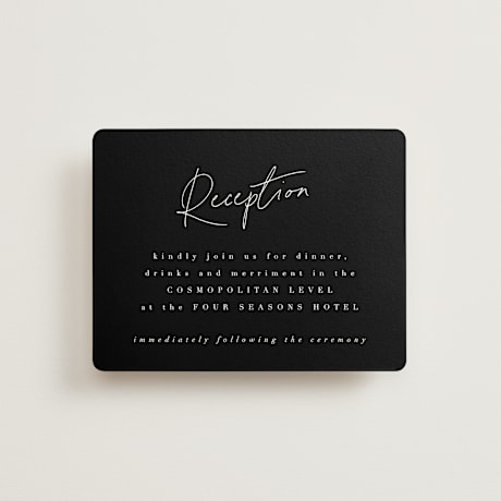 Reception Cards